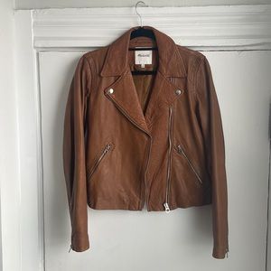 Madewell Washed Leather Motorcycle Jacket